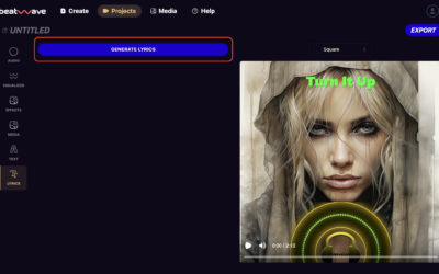 How to Make a Lyric Video with Beatwave