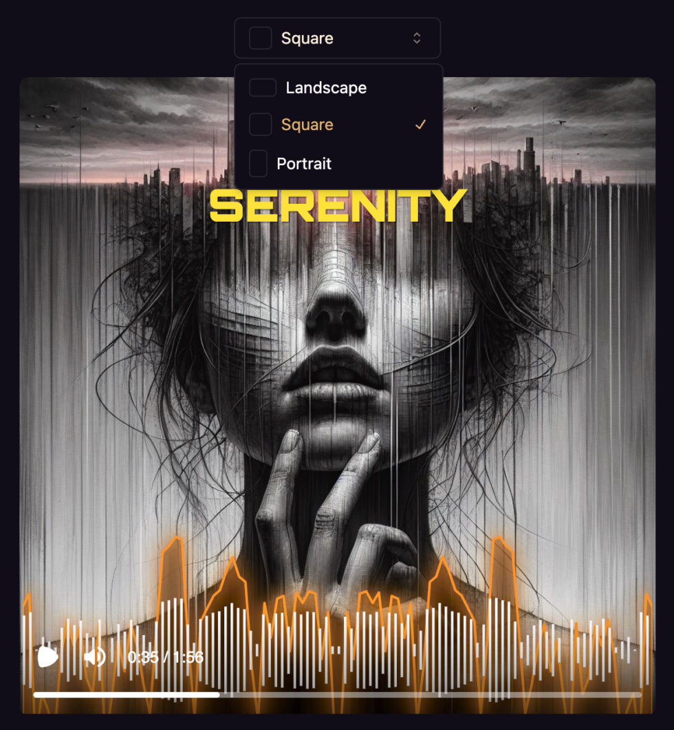 Audio Spectrum Maker - Create Audio Spectrum Visualizers Online